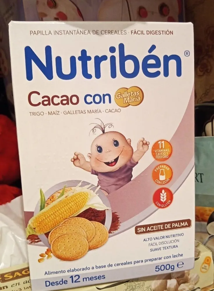 Cacao con galletas maria