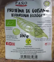 Proteína de guisante texturizada ecológica