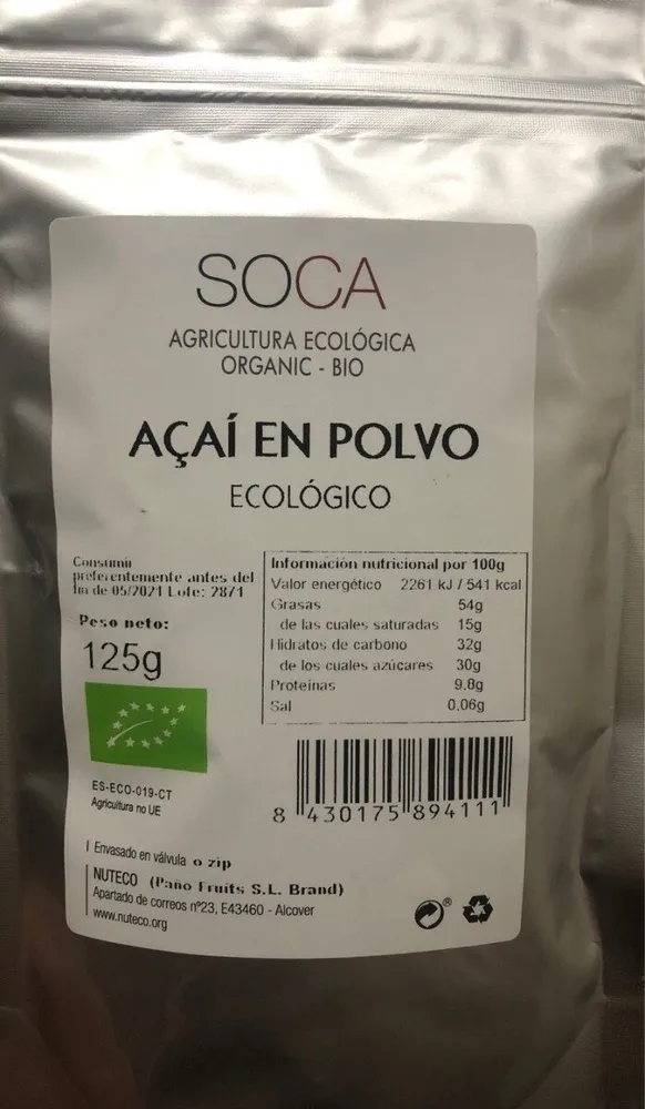 Açai en polvo