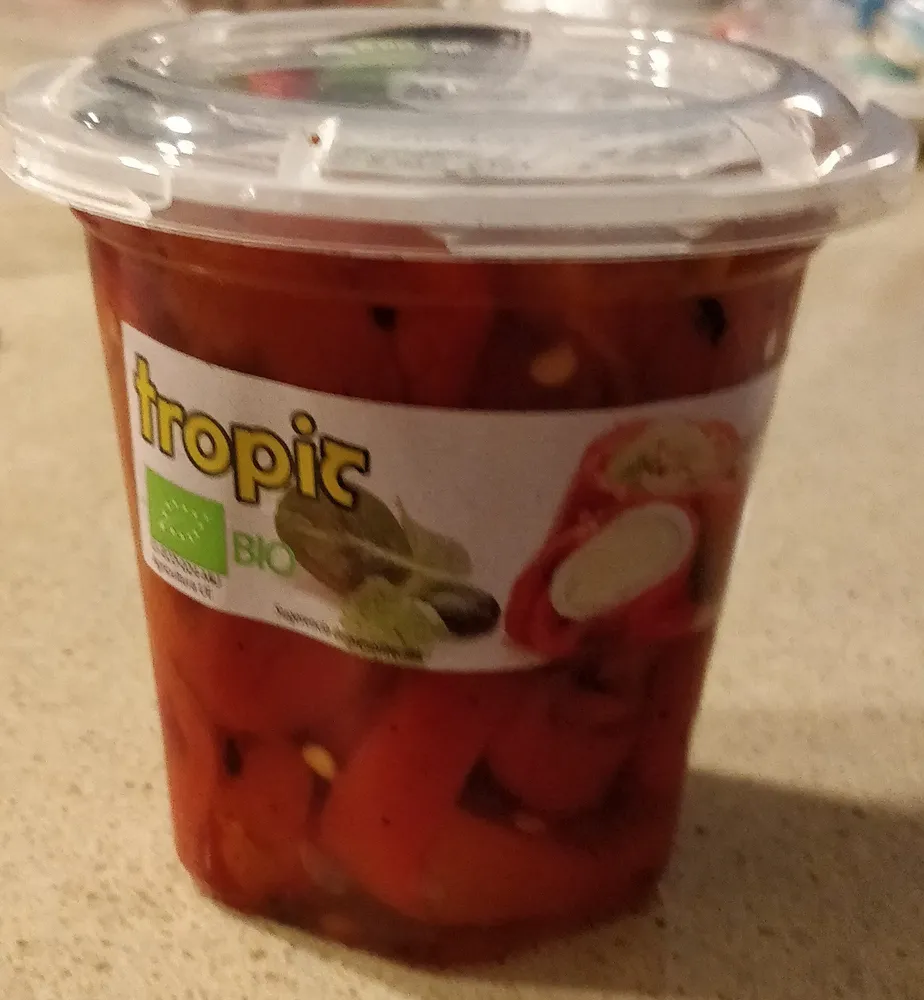 pimiento biologico asado tiras