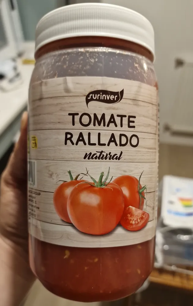 Tomate rallado natural
