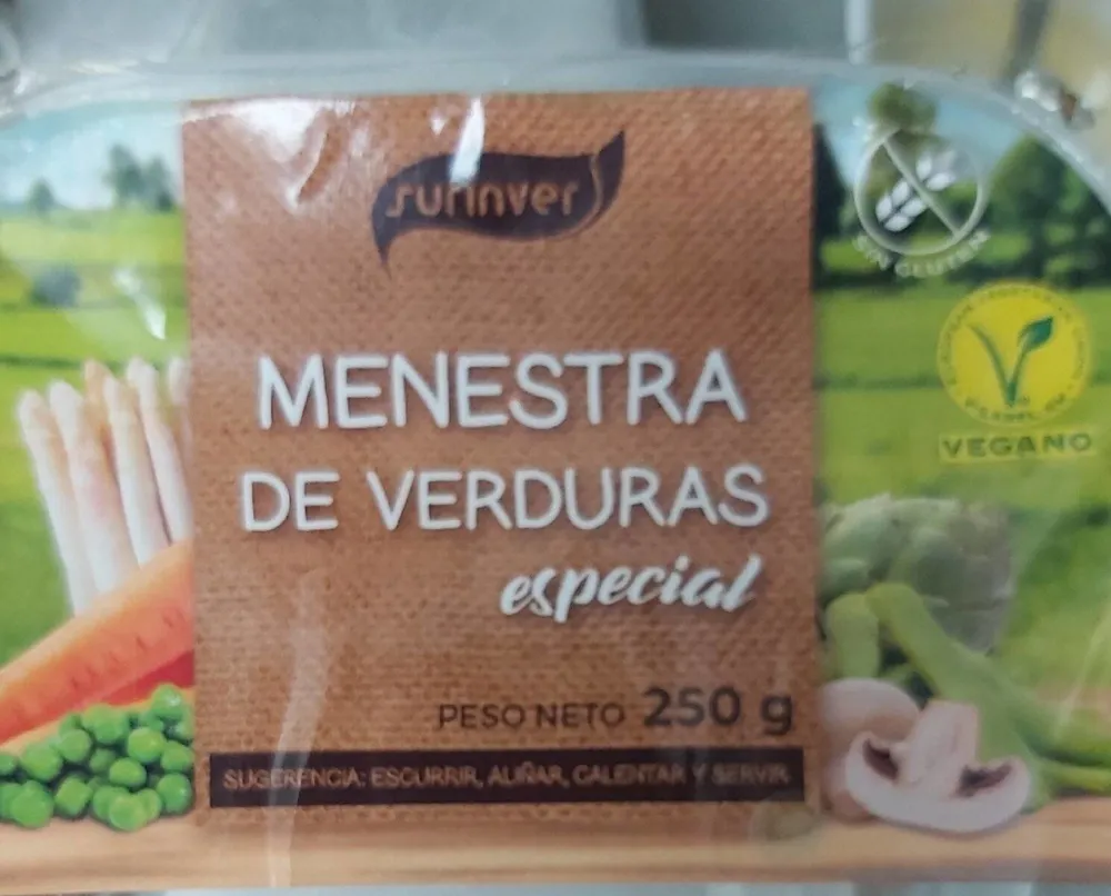 Menestra de verduras al natural