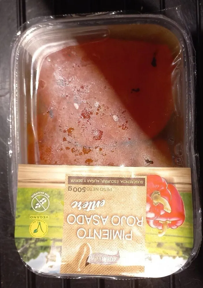 Pimiento rojo asado entero