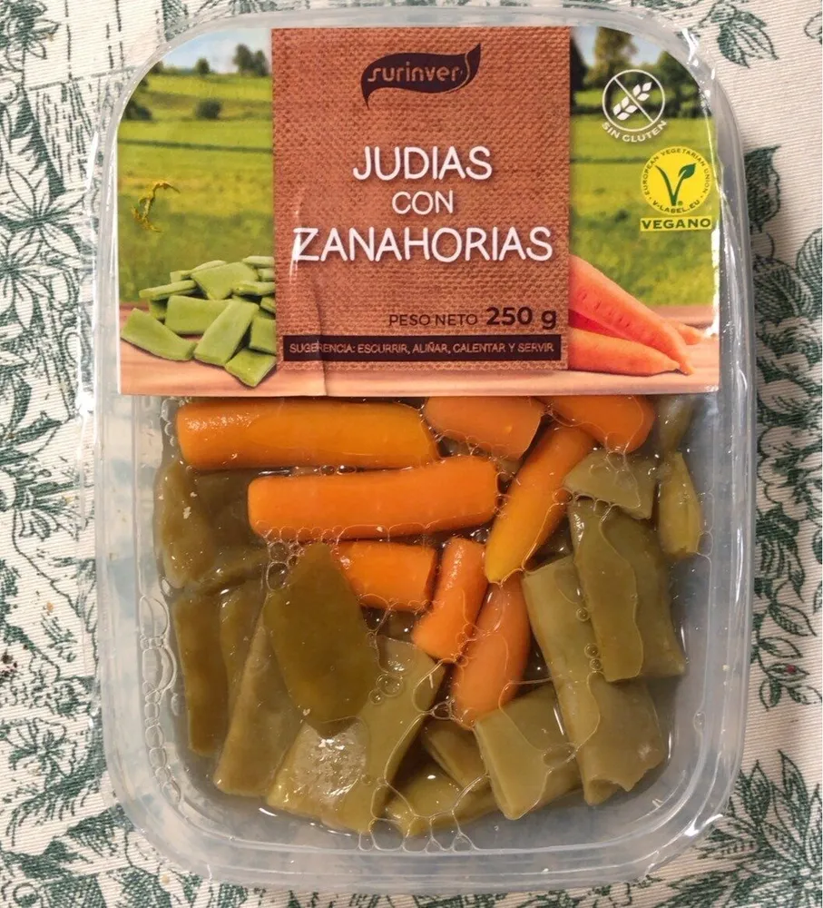 Judías con zanahorias