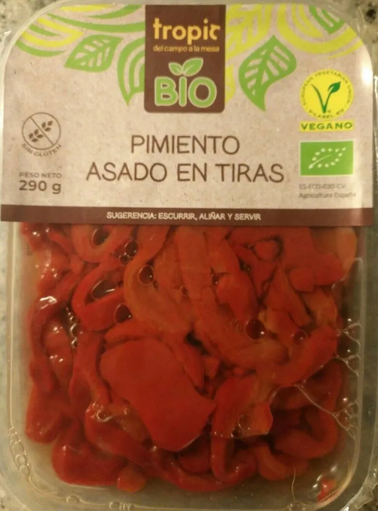 Pimiento asado en tiras
