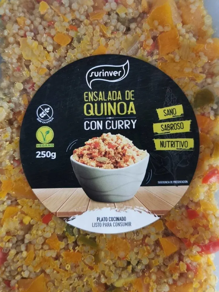 Ensalada de quinoa con curry