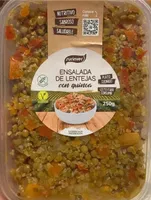 Ensalada de lentejas con quinoa