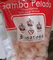 Gamba pelada congelada