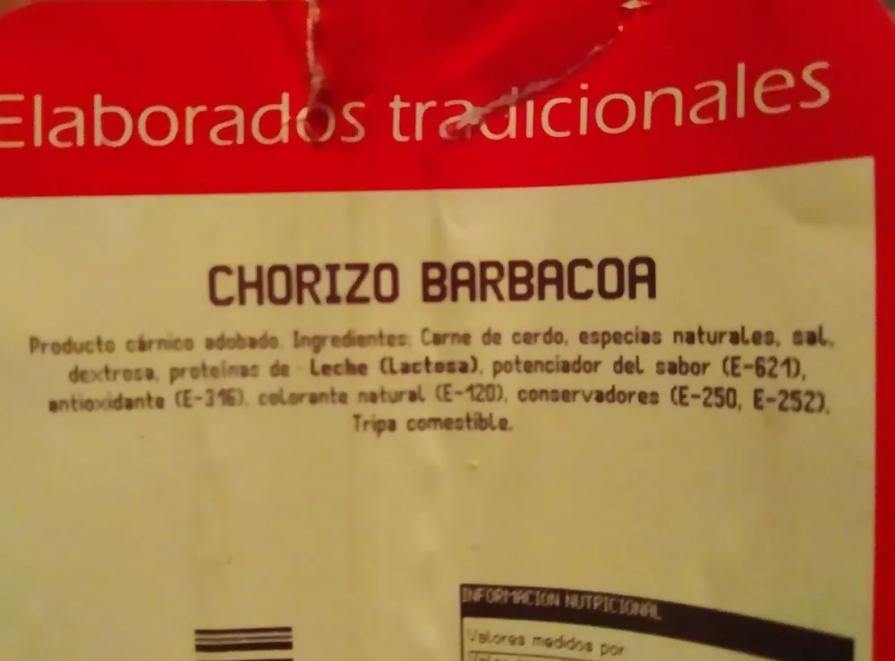 Chorizo barbacoa