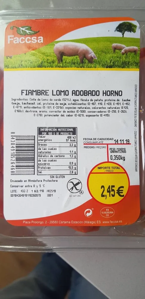 Fiambre de Lomo Adobado