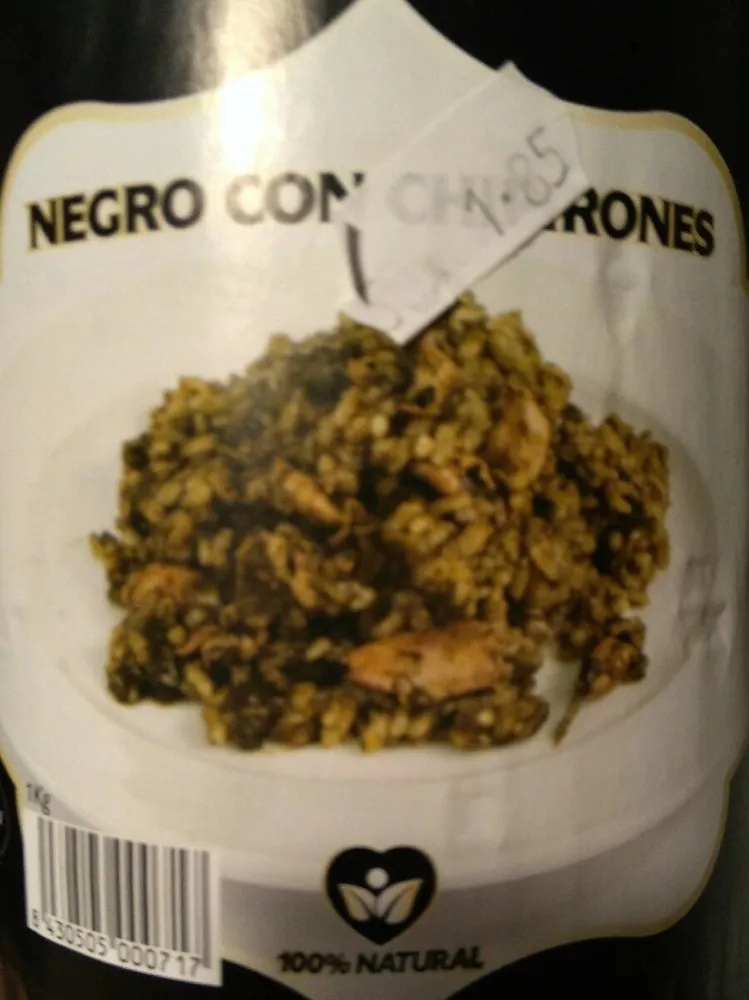 Negro chipirones