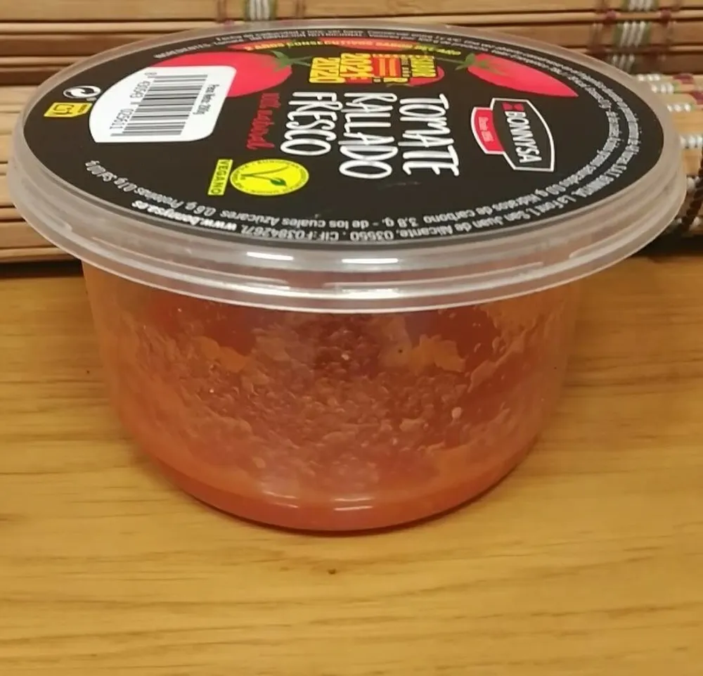 Tomate rallado fresco