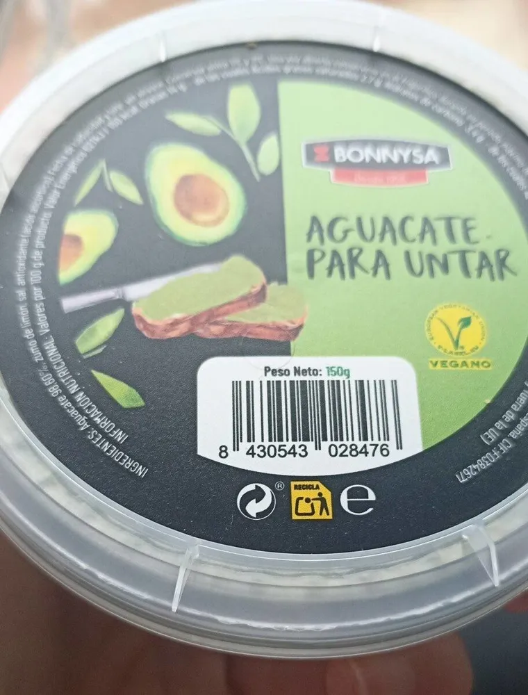 Aguacate para untar