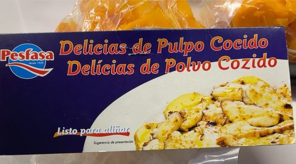 Delicias de pulpo cocido