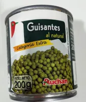 Guisantes al natural