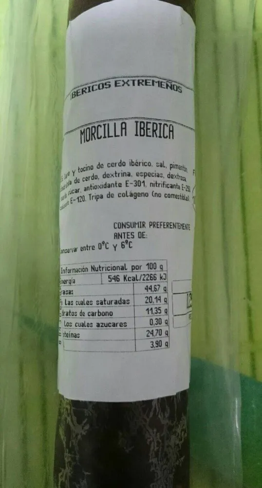 Morcilla iberica