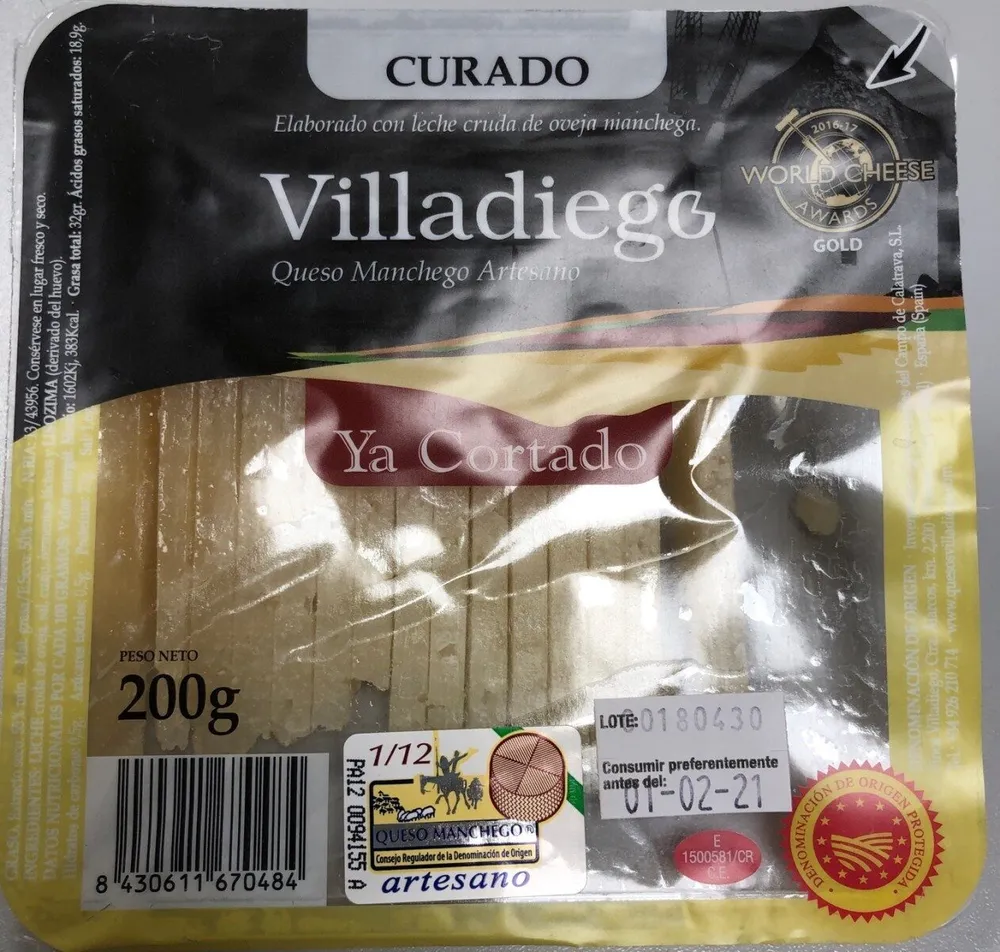Queso curado Manchego