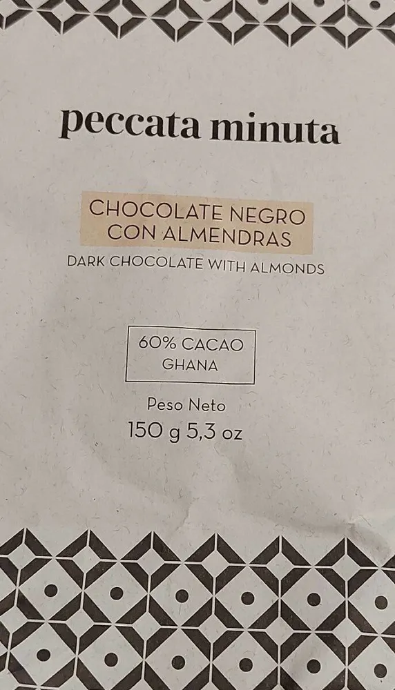 Chocolate con almendras