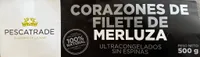 Corazones de filete de merluza