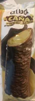 Caña al cacao rellena de crema
