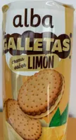 Galleta crema sabor limón