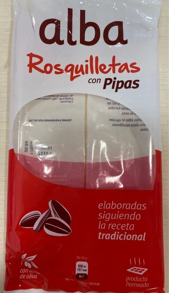 Rosquilletas con pipas