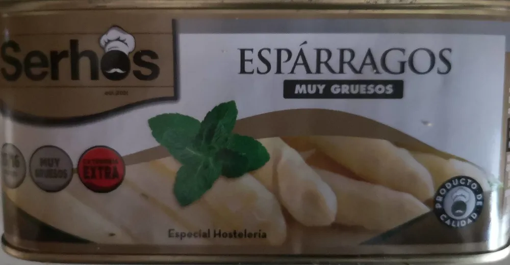 Espárragos muy gruesos