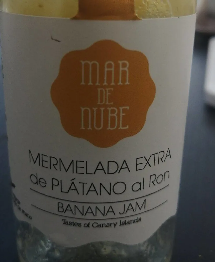 Mermelada de plátano al ron