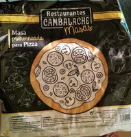 Masa prehorneada para pizza