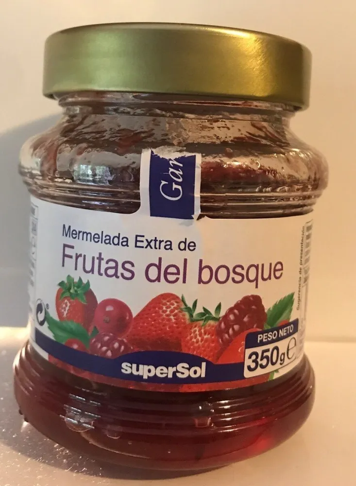 Mermelada extra de frutas del bosque