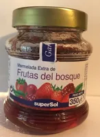Mermelada extra de frutas del bosque