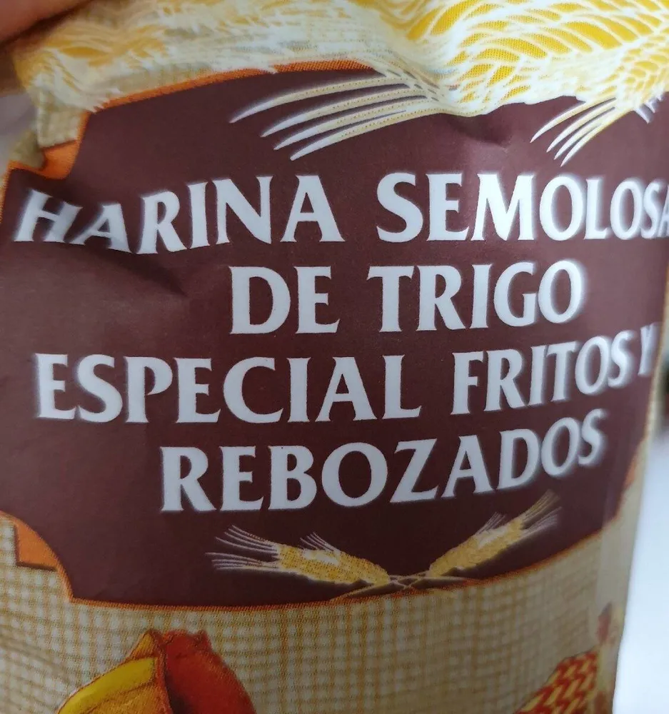 Harina semolosa de trigo especial fritos y rebozados