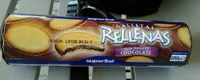 Galletas rellenas con crema de chocolate