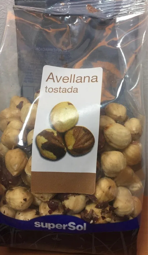Avellanas tostadas