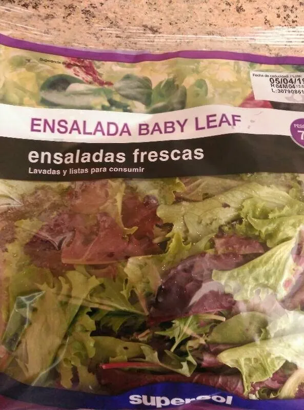 Ensalada baby leaf