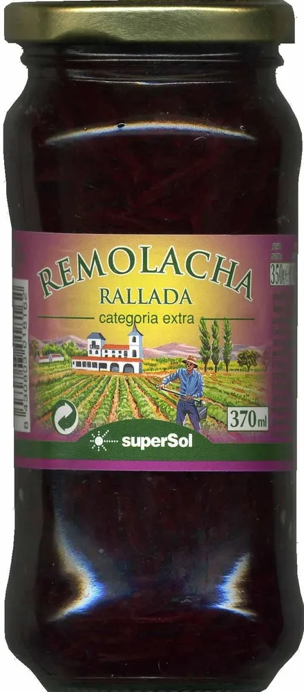 Remolacha encurtida rallada