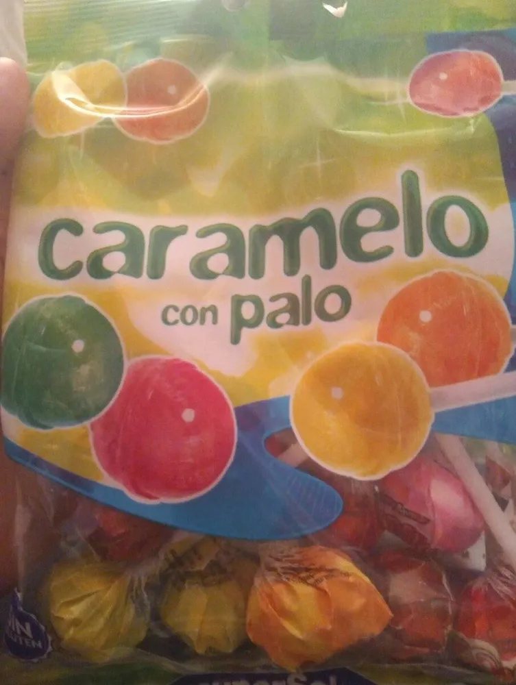 Caramelo con palo