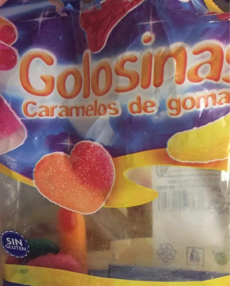 Golosinas caramelos de goma