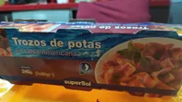 Trozos de pota en salsa americana