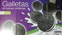 GALLETAS AL CACAO RELLENAS