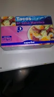 Tacos en salsa marinera