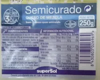 Queso de mezcla semicurado
