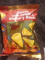 Conos con sabor a Queso y Bacon