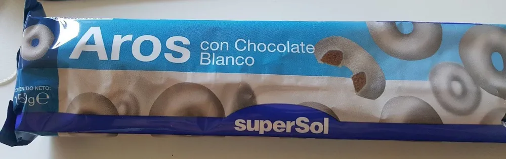 Aros con Chocolate blanco