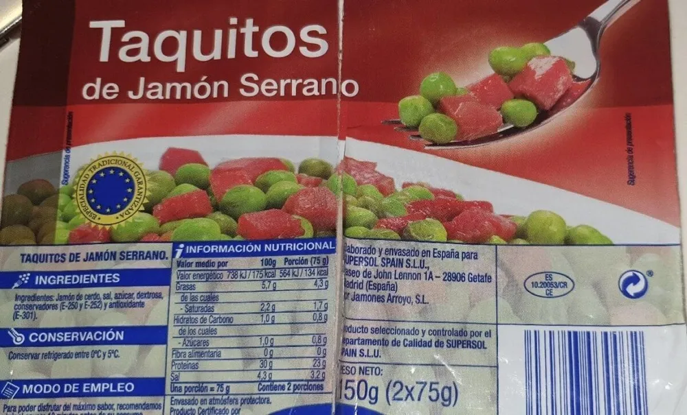 Taquitos de jamón serrano