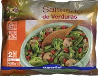 Salteado de verduras congelado