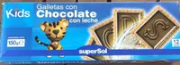 Galletas con chocolate con leche