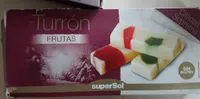 Turron frutas