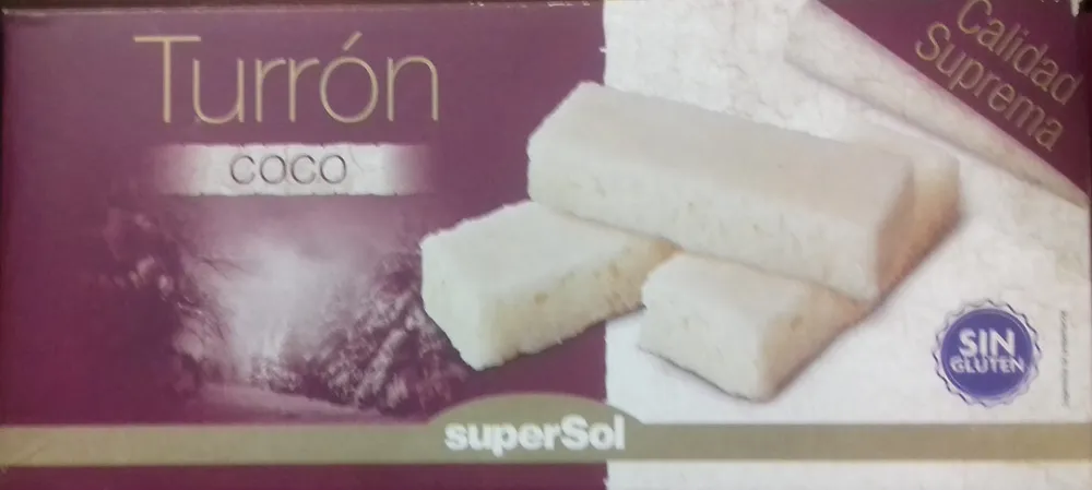 Turrón de coco