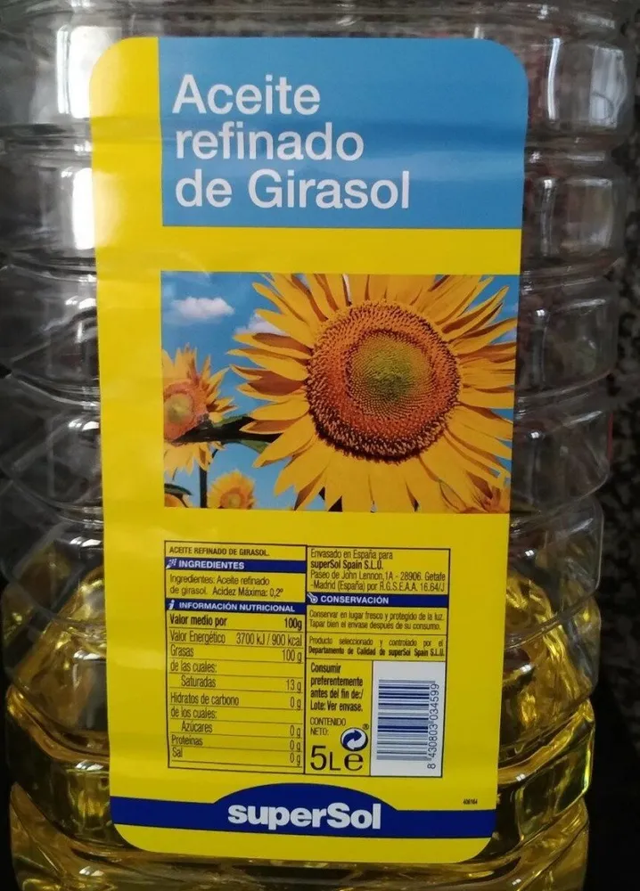 Aceite refinado Girasol